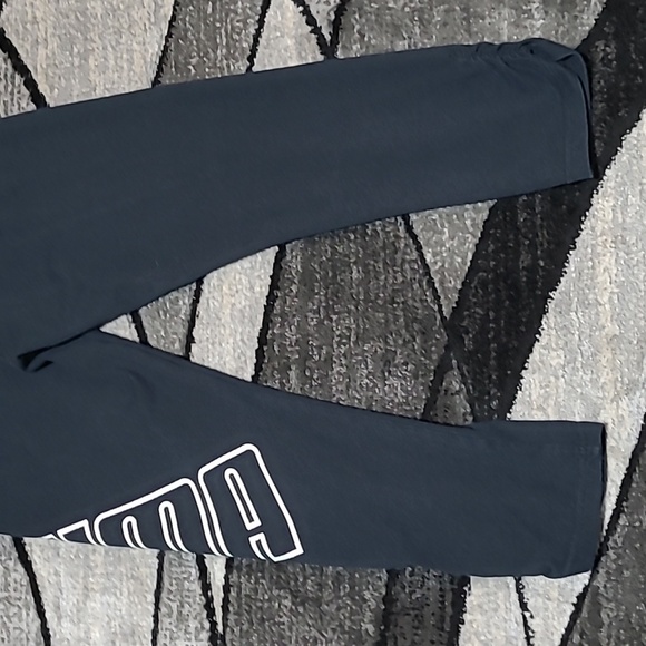 PUMA DRYCELL CROPPED SPORT LIFESTYLE RUCHED CROPPED LEGGINGS - Picture 13 of 13